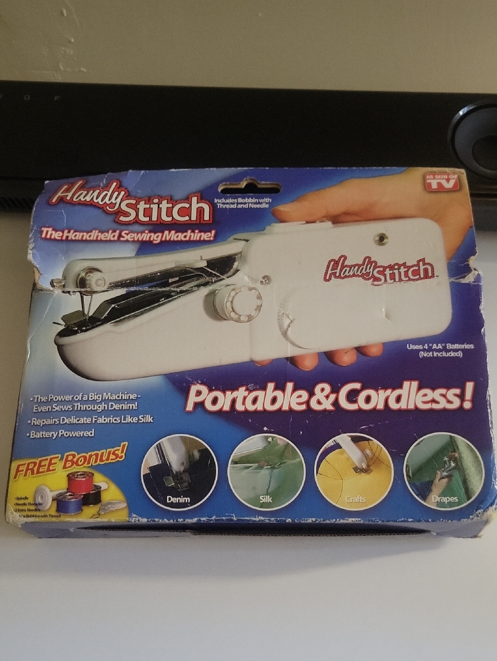Handy Stitch Handheld Sewing Machine - White